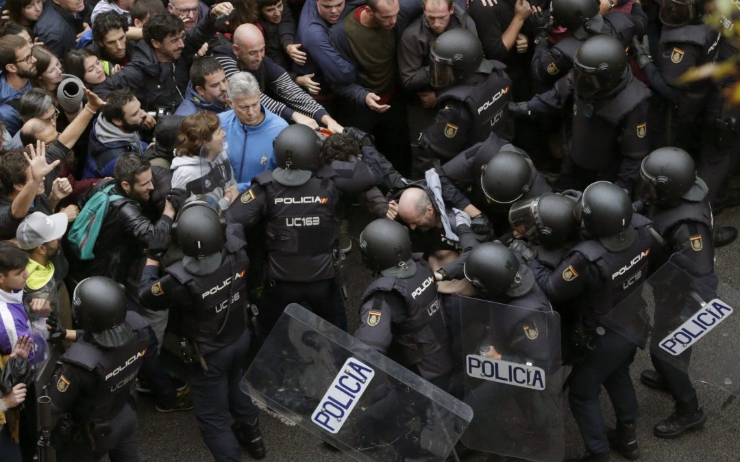 nuevos uniformes de los antidisturbios de la Policía Nacional